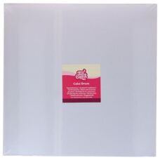 FunCakes Square Cake Drum – White, 40 cm