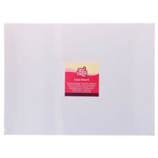 FunCakes Oblong Cake Board – White, 40 x 30 cm, 3 mm