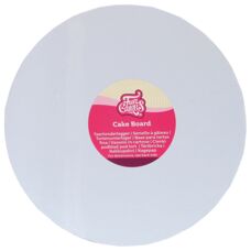 FunCakes Round Cake Board – White, Ø17.5 cm, 3 mm Thick