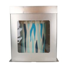 FunCakes Tall Cake Box 30 x 30 x 34 cm - Silver