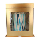 FunCakes Tall Cake Box 21 x 21 x 23 cm - Gold