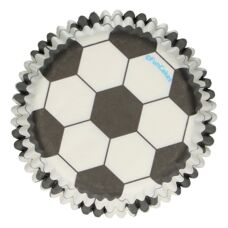 Cakes and Muffins - FunCakes Baking Cups Football pk/48