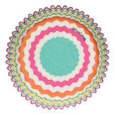 Cakes and Muffins - FunCakes Baking Cups Colourful Chevron pk/48