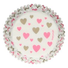 Cakes and Muffins - FunCakes Baking Cups Hearts pk/48