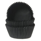 Mini Baking Cups Black - pk/60