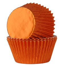 Baking Cups Foil Orange pk/24