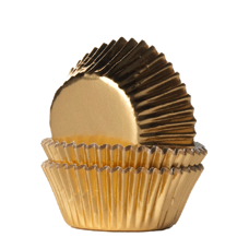 Baking Cups Foil Gold pk/24