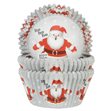 Cakes and Muffins - Baking Cups Santa HoM pk/50
