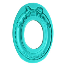 Silicone Mold - Vintage Oval Frame