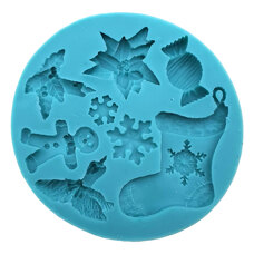 Silicone Mold - Christmas Mix No. 06