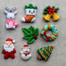Modeling Molds - Silicone Mold - Christmas Figures 8 cav.