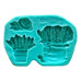 Silicone 3D Mold - Lavender 3 Figures