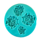 Silicone 3D Mold - Roses 4 Figures