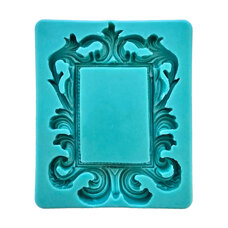Modeling Molds - Silicone 3D Mold - Large Frame With Curved Ornaments
