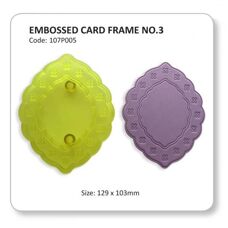 Embossed Card Frame No. 3 Plaque Cutter