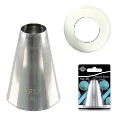 JEM Nozzle Loose Carded- Large Plain Round Savoy No. 3R
