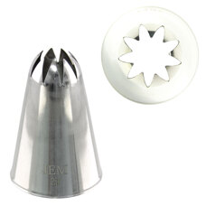 JEM Nozzle, Loose - Medium Curved Star Savoy No. 2J