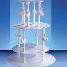 Square Cake stand Kid - 4 tiers