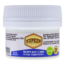 Оцветители и есенции - Гелова боя Kupken - морско синя 30 гр