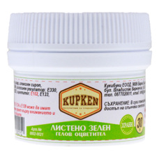 Оцветители и есенции - Гелова боя Kupken - листено зелена 30 гр