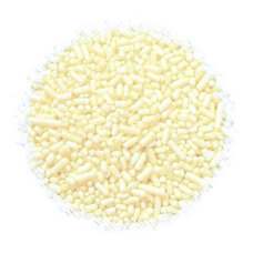 Sugar Strands Kupken - White - 50 g