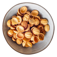 Ready to use - Sugar Walnuts Shells Kupken - 40 mm 450 pcs