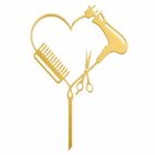 Cake Topper Gold - Hairdressing Items