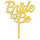 Cake Topper Black - BrideToBe