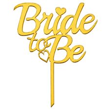 Cake Topper Black - BrideToBe