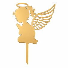 Cake Topper Gold - Angel Girl