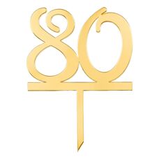 Decoration Materials - Cake Topper Gold - 80