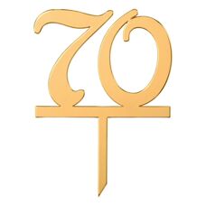 Cake Topper Gold - 70