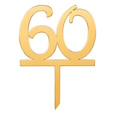 Cake Topper Gold - 60