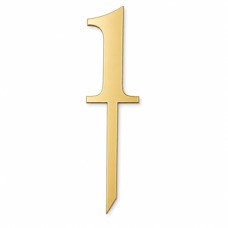 Gold Number 1 Cake Topper – 14 cm