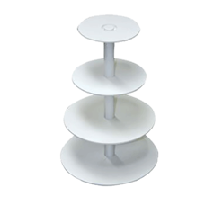 Tiered Cake Stand Plastic - 4 tiers