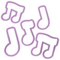 Cookie Cutters - Cookie Cutters - Musical Notes Set/5