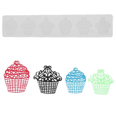 Silicone Lace Pad - Cupcakes