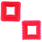 Cookie Cutters - Square Double Sided Set/5
