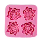 Silicone mold - Roses 4 cv