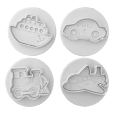 Stamps and Textures - Trucks #2 Plunger Cutter Set/4