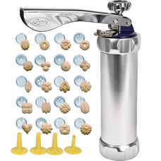 Cookie Biscuits Press - 24 tips and disks