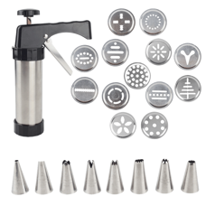 Tools and Boxes - Cookie Biscuits and Icing Press - 21 tips and disks