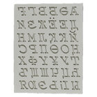 Silicone mold - Russian Alphabet Italic