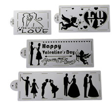 Decoration Materials - Stencil St. Valentine/Wedding