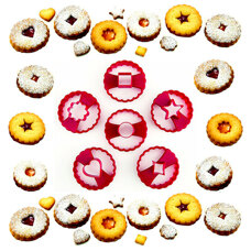 Cookie Cutters - Linzer Cookie Cutters - 6 Forms