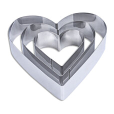 Tools and Boxes - Baking Ring Heart 4.5 cm high