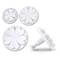 Stamps and Textures - Clover Plunger Cutter Set/4