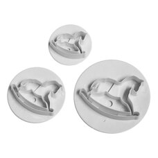 Cookie Cutters - Plastic Cutters Set - Wooden Horse