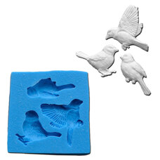Silicone mold - Birds Crew