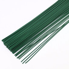 Decoration Materials - Floral Wire Green Rubber set/20 - 22 gauge